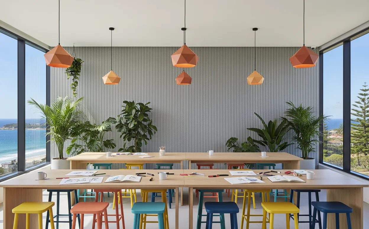 Groove cement board for commercial projects